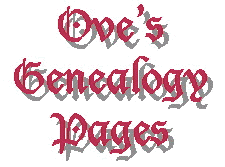 Ove's Genealogy  pages logo